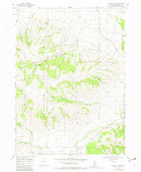 Connor Ridge Idaho Historical topographic map, 1:24000 scale, 7.5 X 7.5 Minute, Year 1968