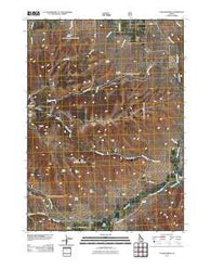 Connor Ridge Idaho Historical topographic map, 1:24000 scale, 7.5 X 7.5 Minute, Year 2011