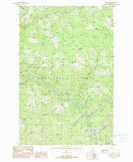 Conrad Peak Idaho Historical topographic map, 1:24000 scale, 7.5 X 7.5 Minute, Year 1988