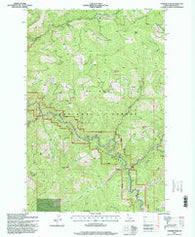 Conrad Peak Idaho Historical topographic map, 1:24000 scale, 7.5 X 7.5 Minute, Year 1995
