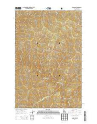 Conrad Peak Idaho Current topographic map, 1:24000 scale, 7.5 X 7.5 Minute, Year 2013