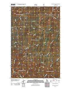 Cook Mountain Idaho Historical topographic map, 1:24000 scale, 7.5 X 7.5 Minute, Year 2011