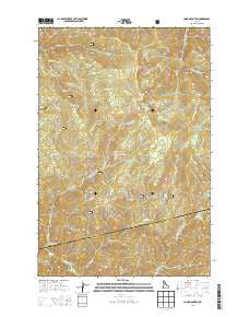 Cook Mountain Idaho Current topographic map, 1:24000 scale, 7.5 X 7.5 Minute, Year 2014
