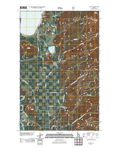Coolin Idaho Historical topographic map, 1:24000 scale, 7.5 X 7.5 Minute, Year 2011