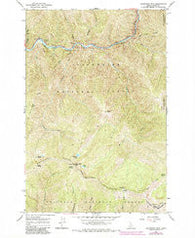Coolwater Mtn Idaho Historical topographic map, 1:24000 scale, 7.5 X 7.5 Minute, Year 1966
