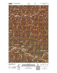 Coolwater Mountain Idaho Historical topographic map, 1:24000 scale, 7.5 X 7.5 Minute, Year 2011