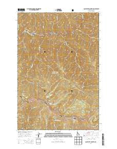 Coolwater Mountain Idaho Current topographic map, 1:24000 scale, 7.5 X 7.5 Minute, Year 2014