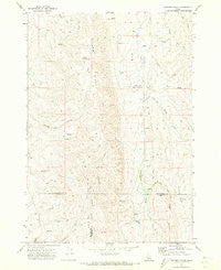 Coonrod Gulch Idaho Historical topographic map, 1:24000 scale, 7.5 X 7.5 Minute, Year 1970