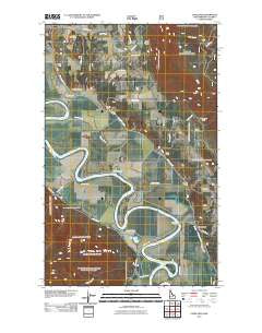 Copeland Idaho Historical topographic map, 1:24000 scale, 7.5 X 7.5 Minute, Year 2011