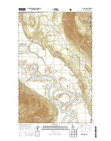 Copeland Idaho Current topographic map, 1:24000 scale, 7.5 X 7.5 Minute, Year 2013