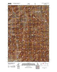 Copper Mountain Idaho Historical topographic map, 1:24000 scale, 7.5 X 7.5 Minute, Year 2011