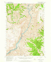 Copperfield Oregon Historical topographic map, 1:62500 scale, 15 X 15 Minute, Year 1957