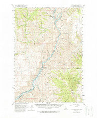Copperfield Oregon Historical topographic map, 1:62500 scale, 15 X 15 Minute, Year 1957