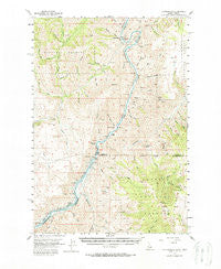 Copperfield Oregon Historical topographic map, 1:62500 scale, 15 X 15 Minute, Year 1957