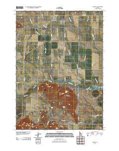 Corral Idaho Historical topographic map, 1:24000 scale, 7.5 X 7.5 Minute, Year 2010