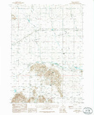 Corral Idaho Historical topographic map, 1:24000 scale, 7.5 X 7.5 Minute, Year 1986