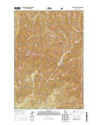 Cottontail Point Idaho Current topographic map, 1:24000 scale, 7.5 X 7.5 Minute, Year 2013