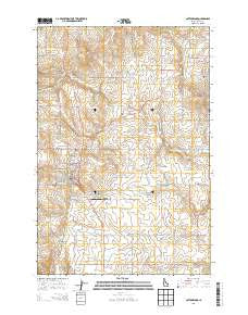 Cottonwood Idaho Current topographic map, 1:24000 scale, 7.5 X 7.5 Minute, Year 2013