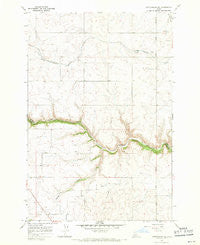 Cottonwood NE Idaho Historical topographic map, 1:24000 scale, 7.5 X 7.5 Minute, Year 1967