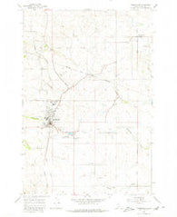 Cottonwood Idaho Historical topographic map, 1:24000 scale, 7.5 X 7.5 Minute, Year 1967