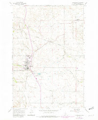 Cottonwood Idaho Historical topographic map, 1:24000 scale, 7.5 X 7.5 Minute, Year 1967