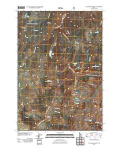 Cottonwood Butte Idaho Historical topographic map, 1:24000 scale, 7.5 X 7.5 Minute, Year 2011