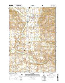 Council Idaho Current topographic map, 1:24000 scale, 7.5 X 7.5 Minute, Year 2013