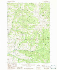 Council Mountain Idaho Historical topographic map, 1:24000 scale, 7.5 X 7.5 Minute, Year 1986