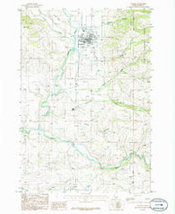 Council Idaho Historical topographic map, 1:24000 scale, 7.5 X 7.5 Minute, Year 1986