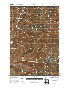 Council Mountain Idaho Historical topographic map, 1:24000 scale, 7.5 X 7.5 Minute, Year 2011