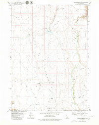Cowan Reservoir Idaho Historical topographic map, 1:24000 scale, 7.5 X 7.5 Minute, Year 1979