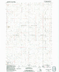 Coyote Butte Idaho Historical topographic map, 1:24000 scale, 7.5 X 7.5 Minute, Year 1992