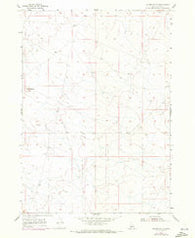 Coyote Butte Idaho Historical topographic map, 1:24000 scale, 7.5 X 7.5 Minute, Year 1955