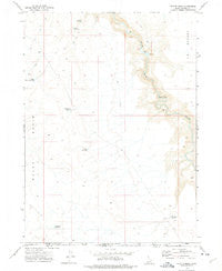 Coyote Hole Idaho Historical topographic map, 1:24000 scale, 7.5 X 7.5 Minute, Year 1973