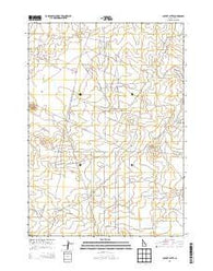 Coyote Butte Idaho Current topographic map, 1:24000 scale, 7.5 X 7.5 Minute, Year 2013