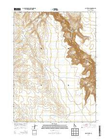 Coyote Hole Idaho Current topographic map, 1:24000 scale, 7.5 X 7.5 Minute, Year 2013