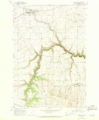 Craigmont Idaho Historical topographic map, 1:24000 scale, 7.5 X 7.5 Minute, Year 1967