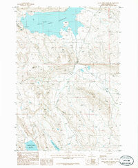 Crane Creek Reservoir Idaho Historical topographic map, 1:24000 scale, 7.5 X 7.5 Minute, Year 1986