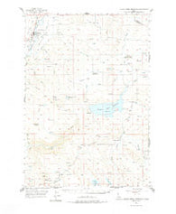 Crane Creek Reservoir Idaho Historical topographic map, 1:62500 scale, 15 X 15 Minute, Year 1957