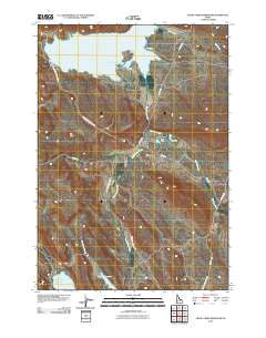 Crane Creek Reservoir Idaho Historical topographic map, 1:24000 scale, 7.5 X 7.5 Minute, Year 2010