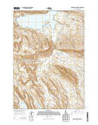 Crane Creek Reservoir Idaho Current topographic map, 1:24000 scale, 7.5 X 7.5 Minute, Year 2013