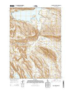 Crane Creek Reservoir Idaho Current topographic map, 1:24000 scale, 7.5 X 7.5 Minute, Year 2013