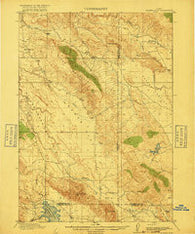 Cranes Flat Idaho Historical topographic map, 1:62500 scale, 15 X 15 Minute, Year 1917