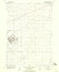 Crater Rings SE Idaho Historical topographic map, 1:24000 scale, 7.5 X 7.5 Minute, Year 1956