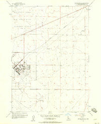 Crater Rings SE Idaho Historical topographic map, 1:24000 scale, 7.5 X 7.5 Minute, Year 1956
