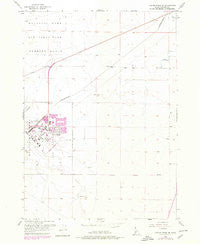 Crater Rings SE Idaho Historical topographic map, 1:24000 scale, 7.5 X 7.5 Minute, Year 1956