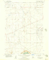Crater Rings SW Idaho Historical topographic map, 1:24000 scale, 7.5 X 7.5 Minute, Year 1956