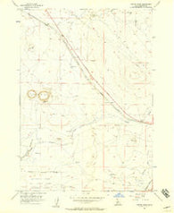 Crater Rings Idaho Historical topographic map, 1:24000 scale, 7.5 X 7.5 Minute, Year 1956