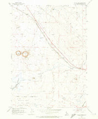 Crater Rings Idaho Historical topographic map, 1:24000 scale, 7.5 X 7.5 Minute, Year 1956