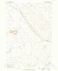 Crater Rings Idaho Historical topographic map, 1:24000 scale, 7.5 X 7.5 Minute, Year 1956